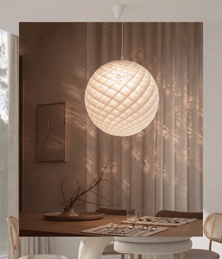 라이아 아크릴 식탁등 인테리어조명 450Ø